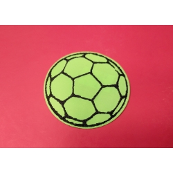 Aplikacja okrągła Piłka do wklejania (jaskrawy zielony)